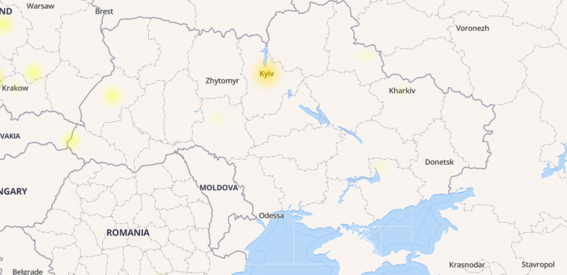 В роботі Facebook стався збій